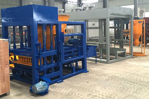 concrete hollow block making machine