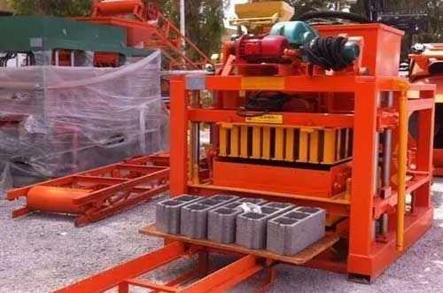 hydraulic interlocking brick machine