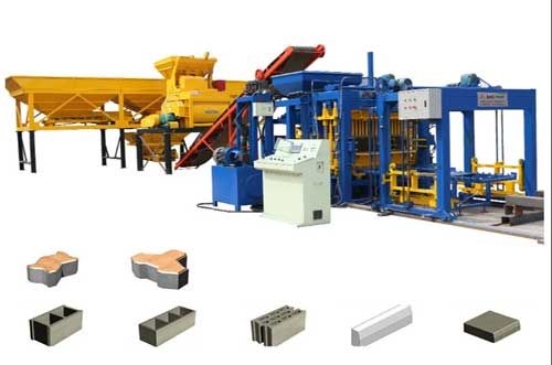 China fully automatic concrete block making machine