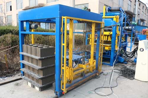 cement hollow bricks machine