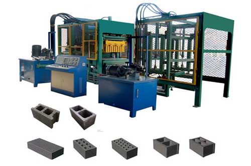 hollow bricks making machine