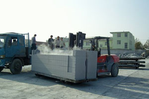 Lightweight brick production line equipment