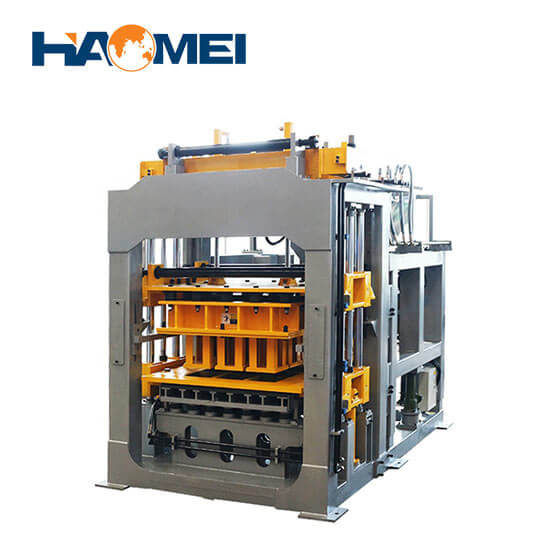 How is the hydraulic system of the fully automatic hydraulic block machine better than the pneumatic system