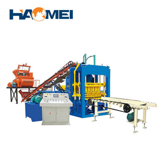 Cement hydraulic brick making machine is the guardian of green water and blue sky