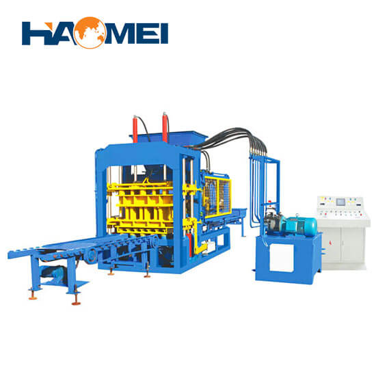 Cost-saving method of hydraulic unburned brick machine